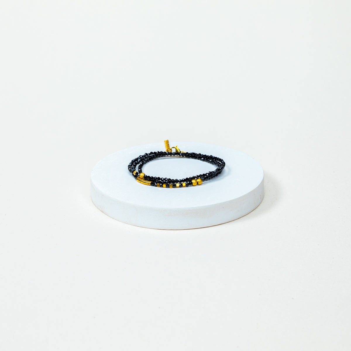 Bracelet Laurine - Spinelle Noir