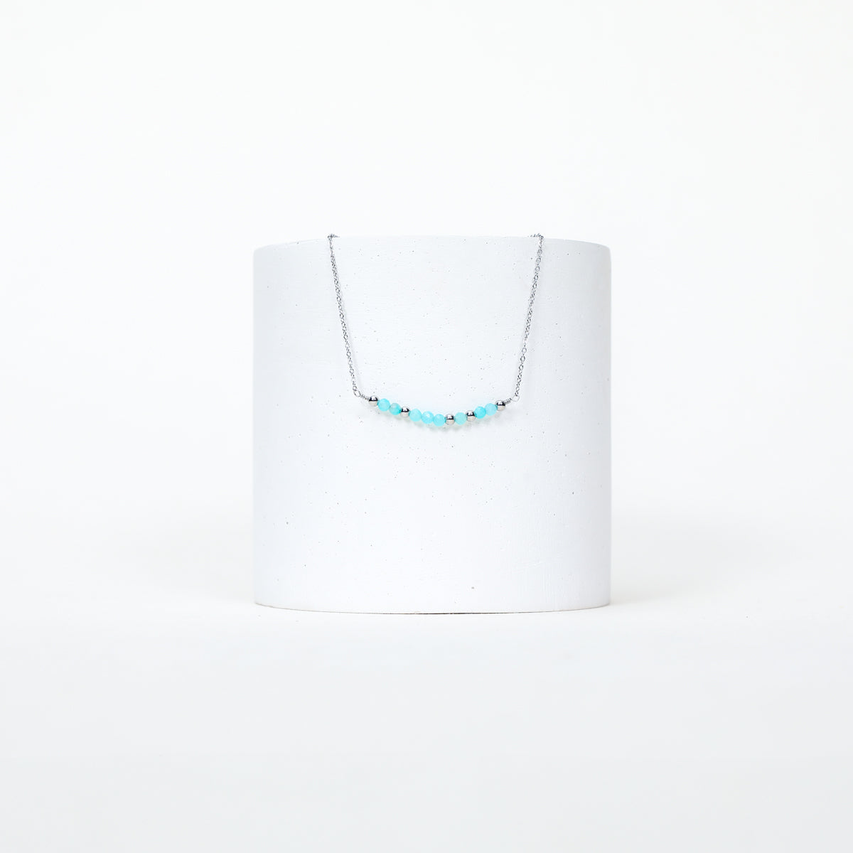 Ras de cou Jeannine - Amazonite extra