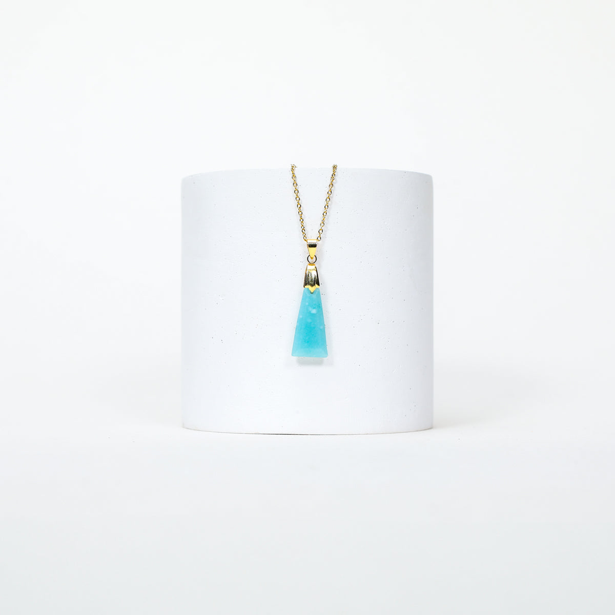 Pendentif Annette - Amazonite extra