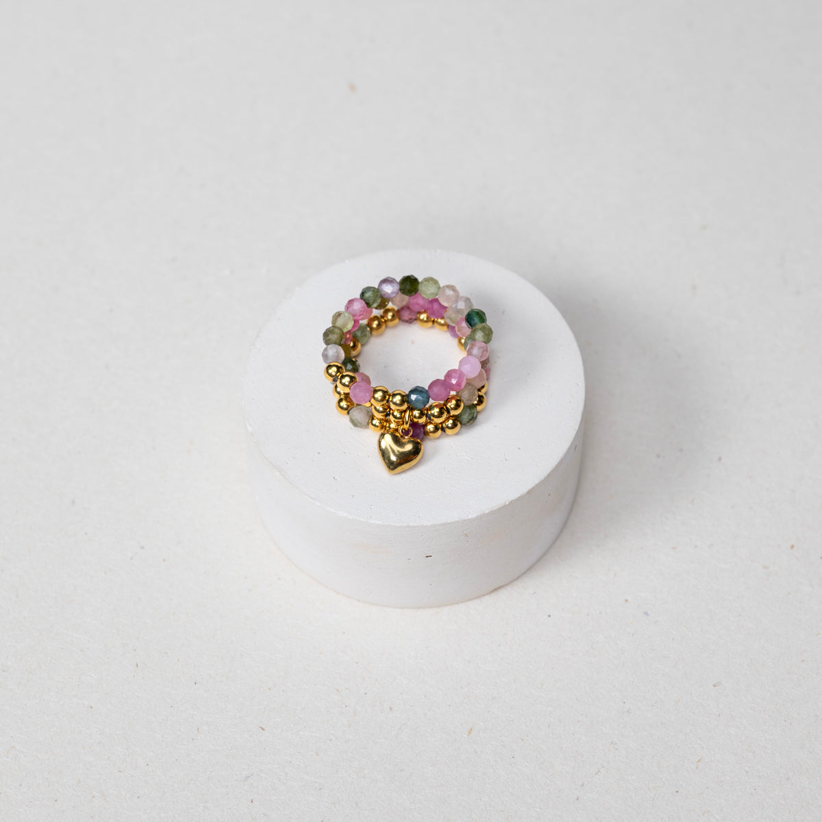 Bague Marine - Tourmaline Melon