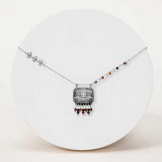 Pendentif Billie - Oeil de Tigre