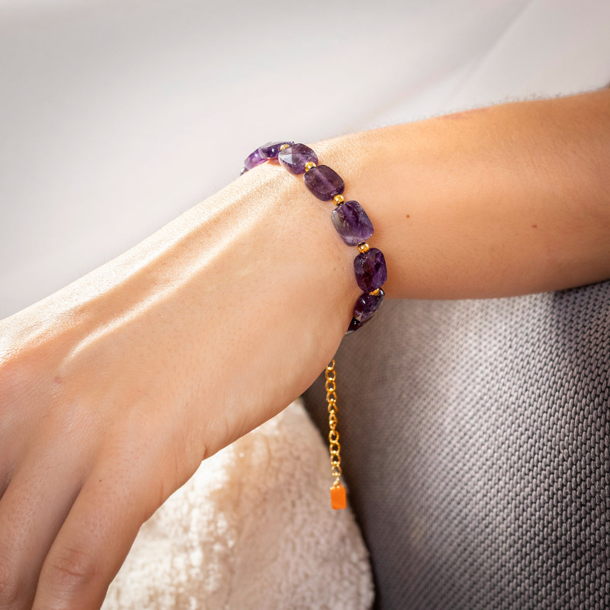 Bracelet Zoï - Améthyste