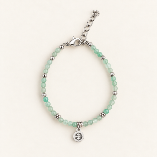 Bracelet Chakra Cœur – Aventurine verte