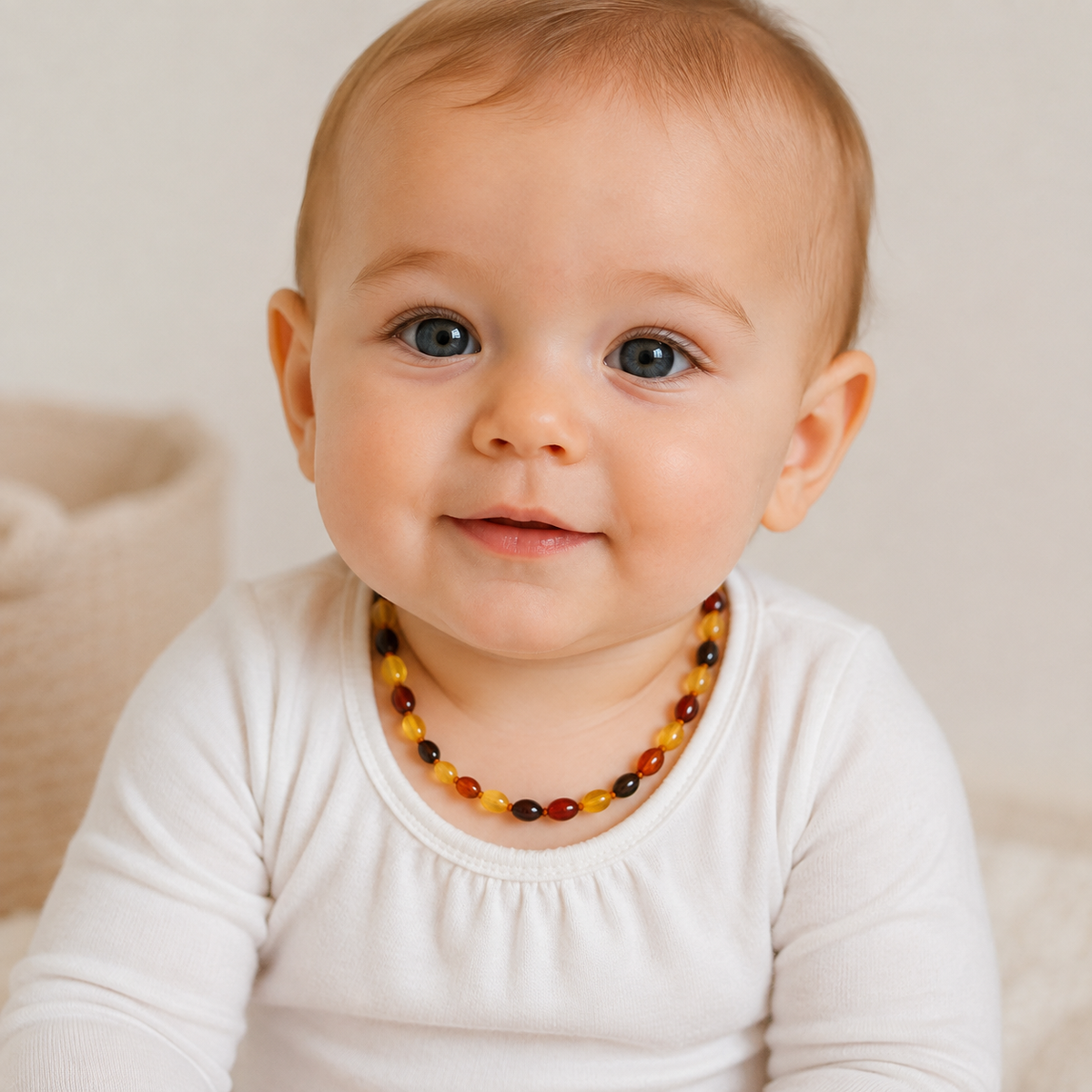 Collier Henri - ambre mix