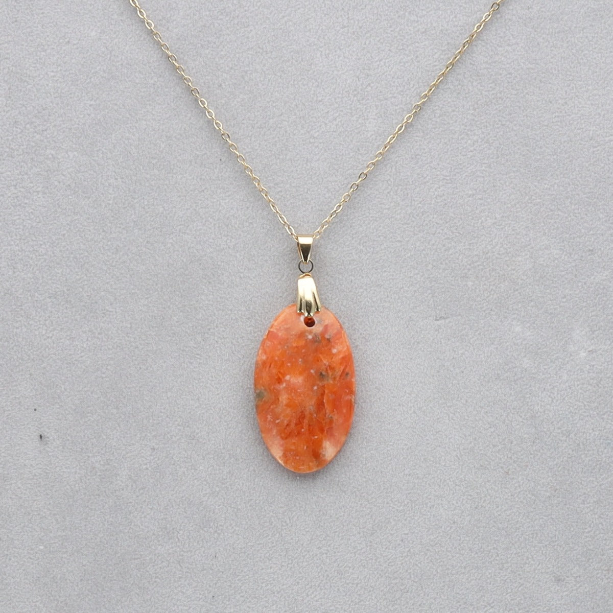 Calcite Orchidée Cabochon percé 8