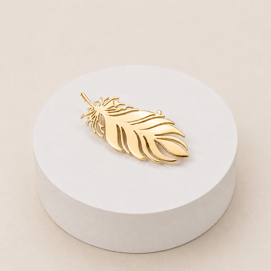 Broche plume - Léonie