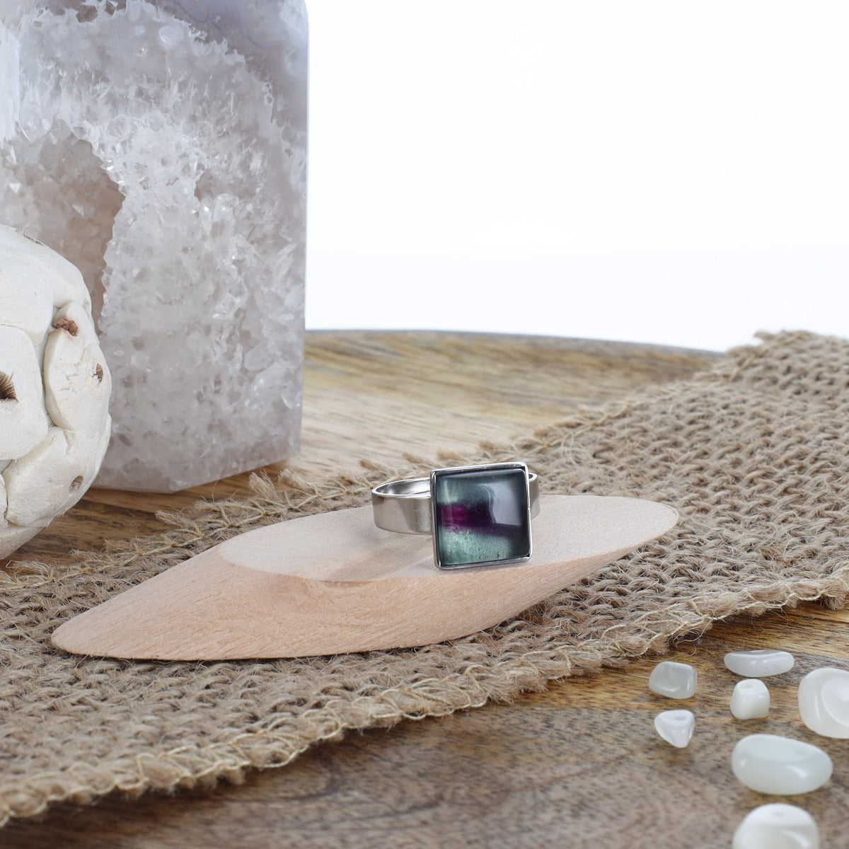 Bague Dhanti - Fluorite (DB)