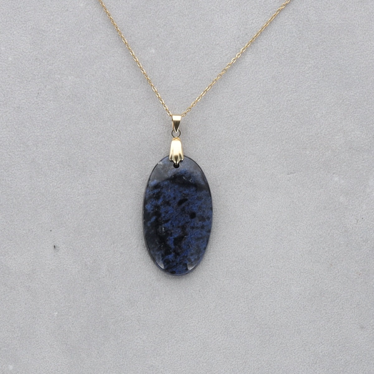 Dumortiérite Cabochon percé 19
