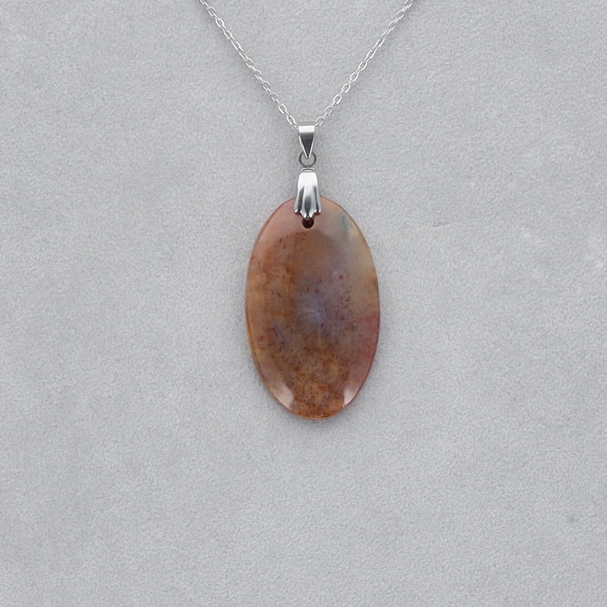 Héliotrope Cabochon percé 27
