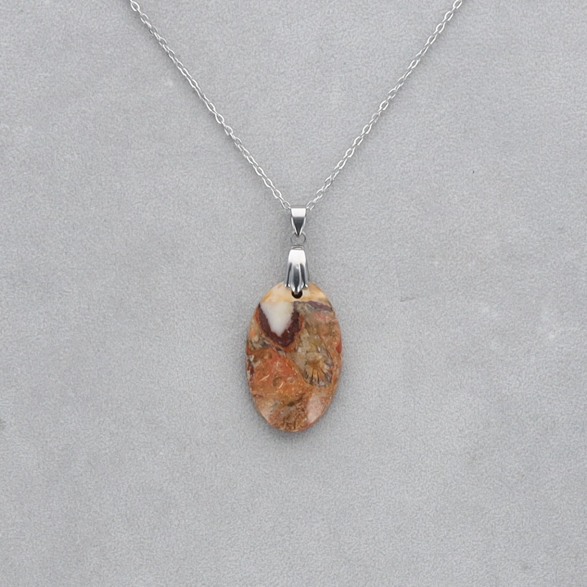 Jaspe Léopard Cabochon percé 25