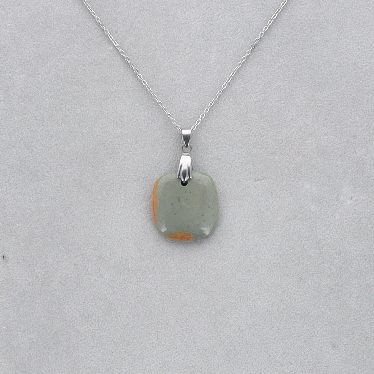 Jaspe Polychrome Cabochon percé 24