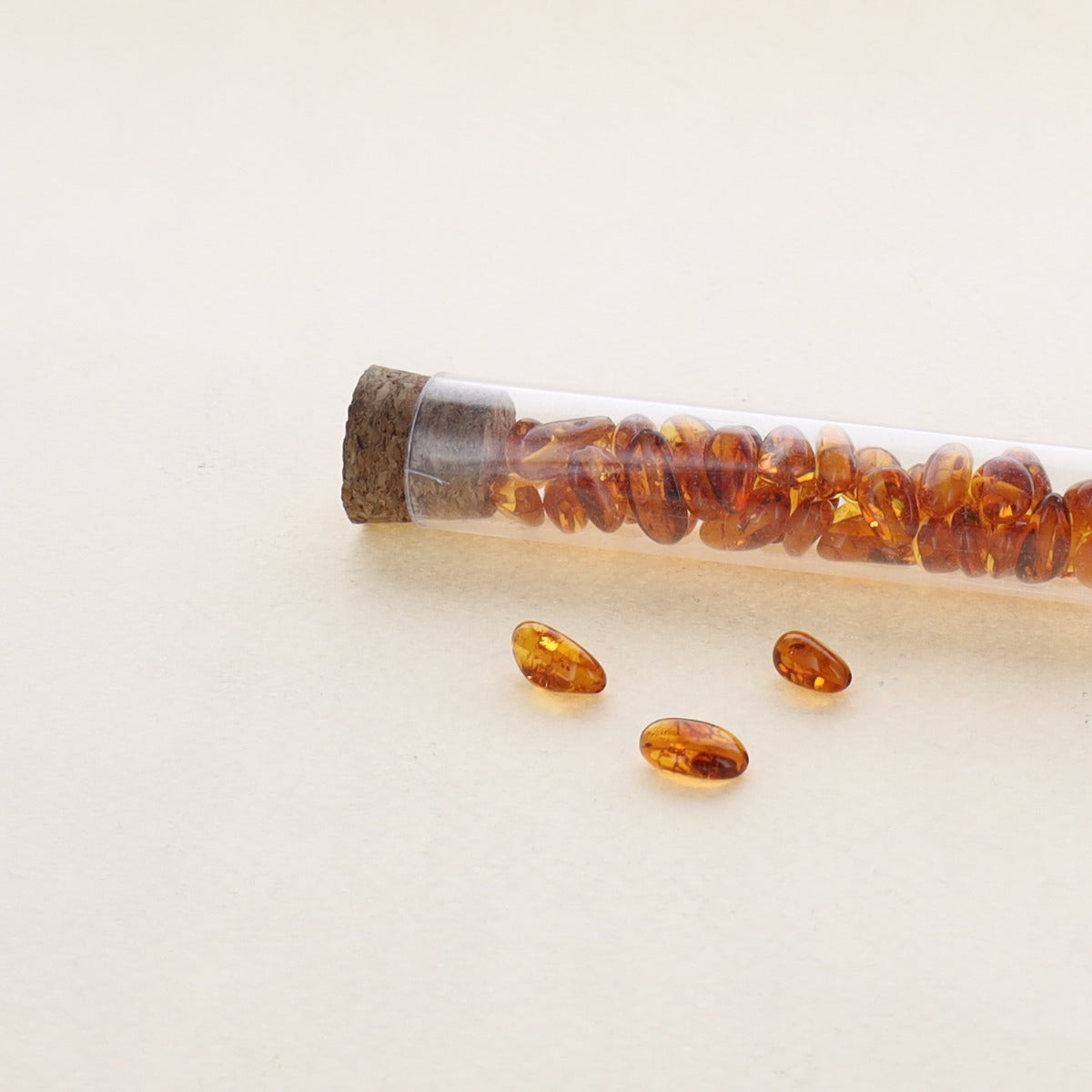 Ambre Caramel Taille 1 (Lot de 10) - Galet