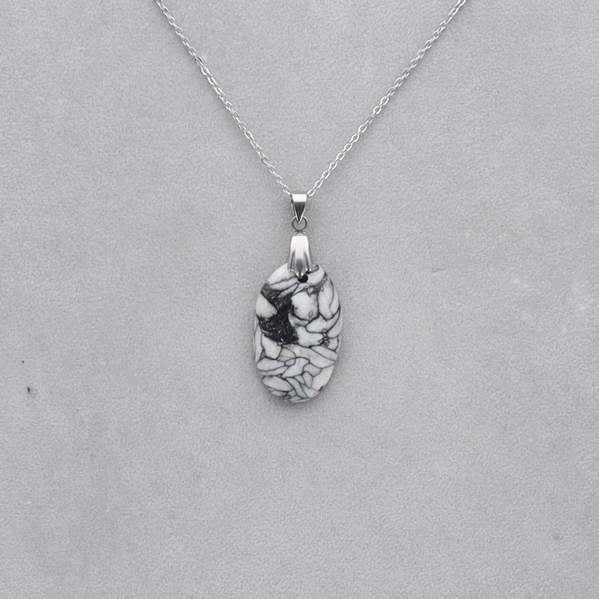 Pinolite Cabochon percé 107
