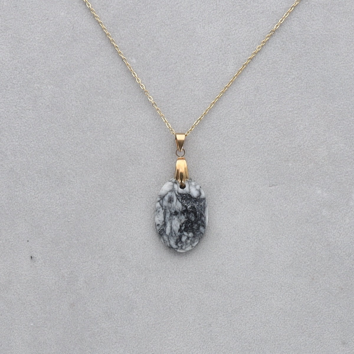 Pinolite Cabochon percé 113