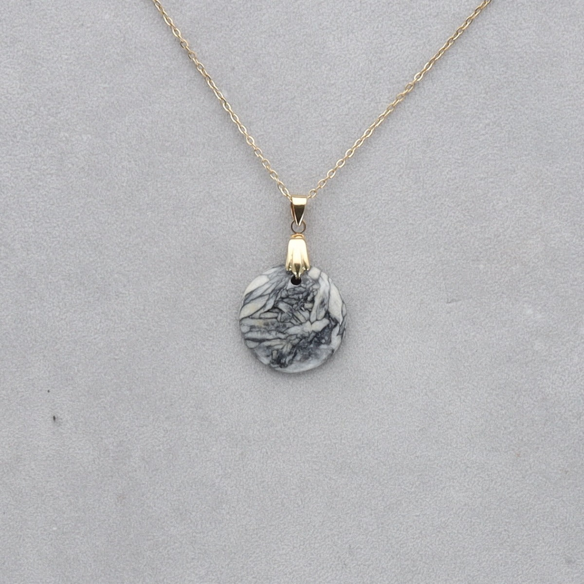 Pinolite Cabochon percé 115