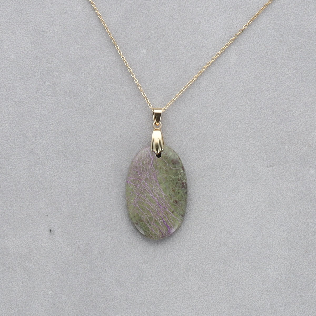 Purpurite Cabochon percé 28