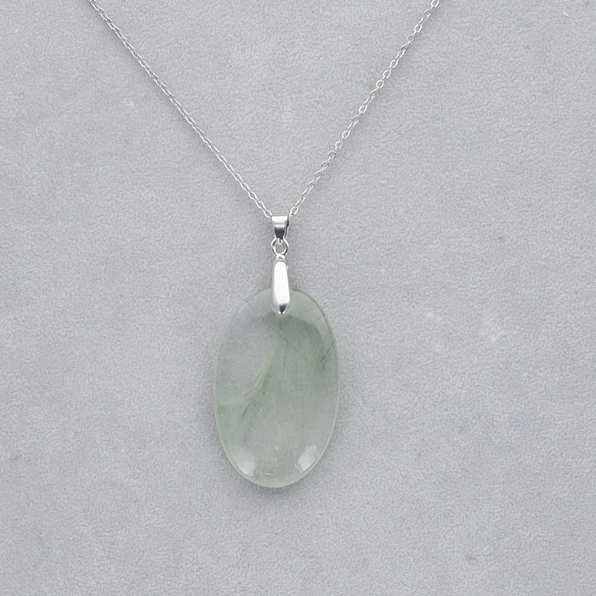 Quartz vert Rutile percé 2