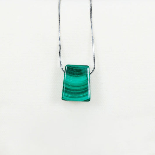 Pendentif Nogoon - Malachite