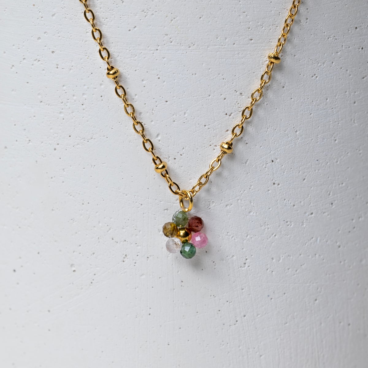 Pendentif Valérie - Tourmaline Melon