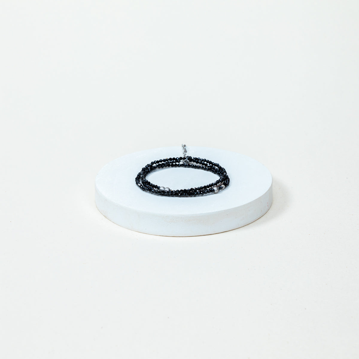 Bracelet Laurine - Spinelle Noir