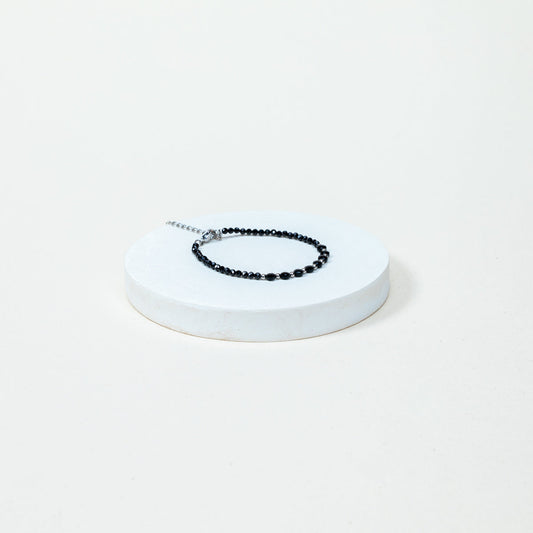 Bracelet Alexia - Spinelle Noir