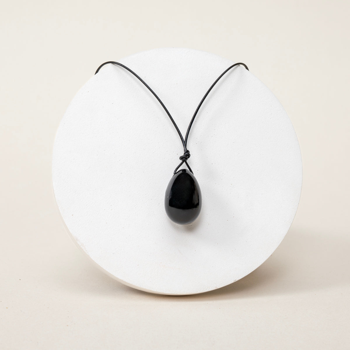 Pendentif Keiona - Obsidienne noire