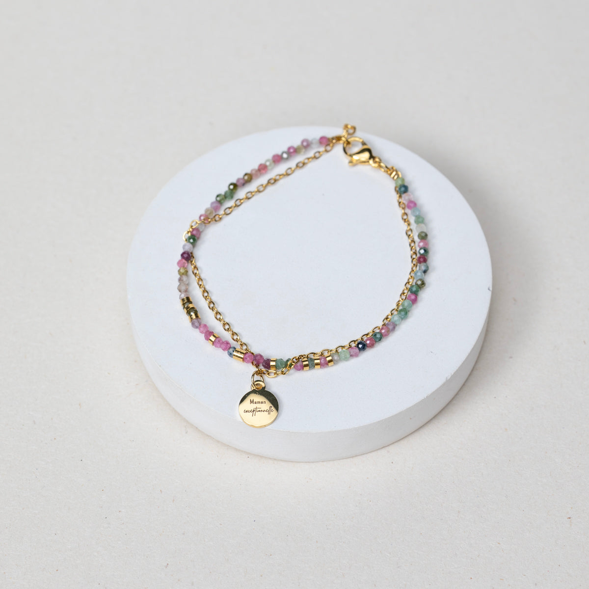 Bracelet Sophie - Tourmaline Melon