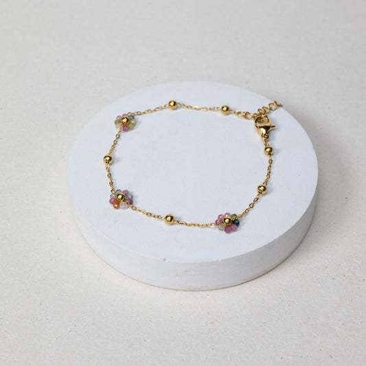 Bracelet Céline - Tourmaline Melon