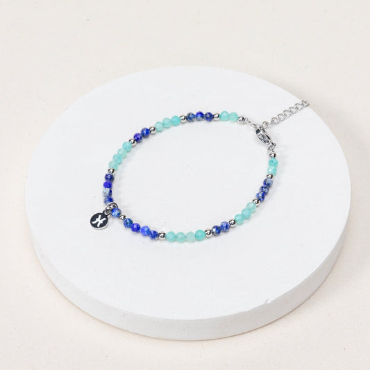 Bracelet Poissons - Amazonite / Lapis Lazuli
