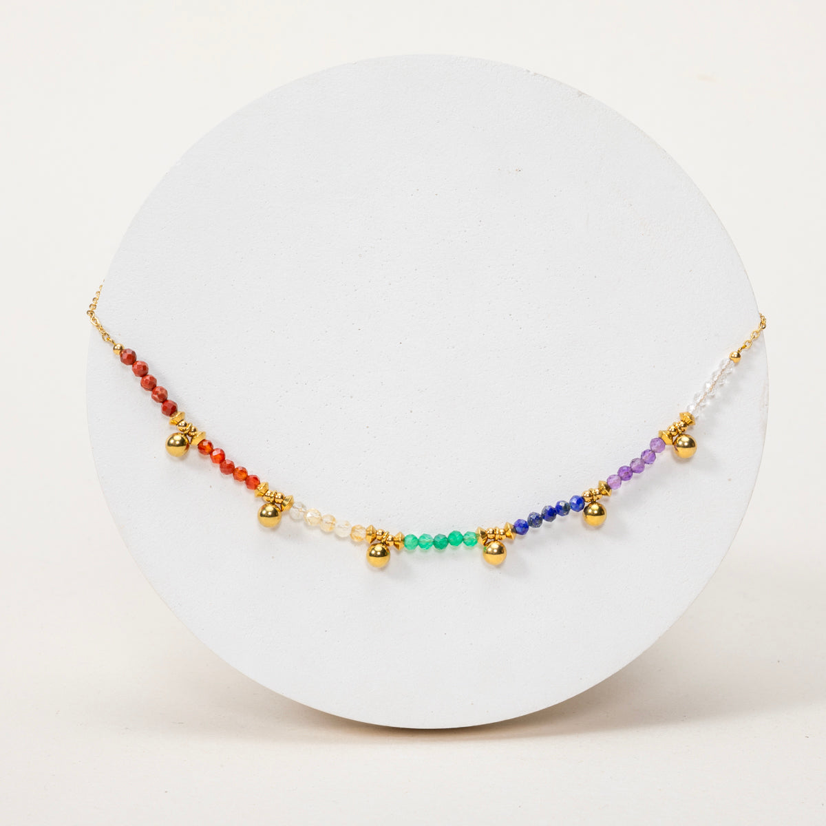 Pendentif Naomie - 7 chakras