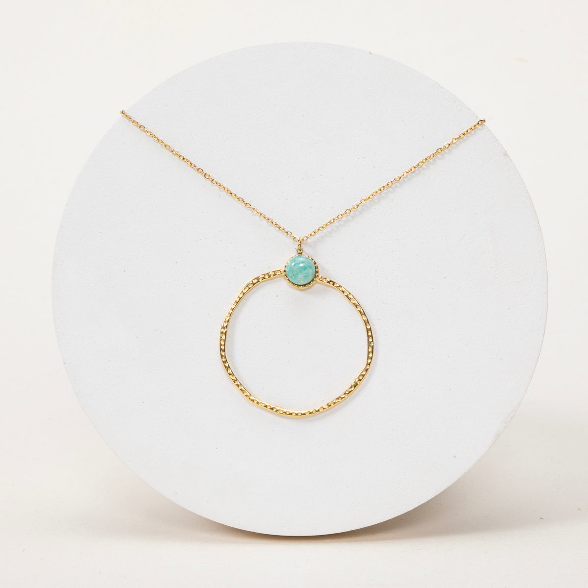 Pendentif Pénelope - Amazonite extra