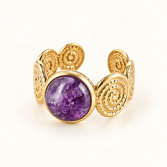Bague Adalina - Améthyste