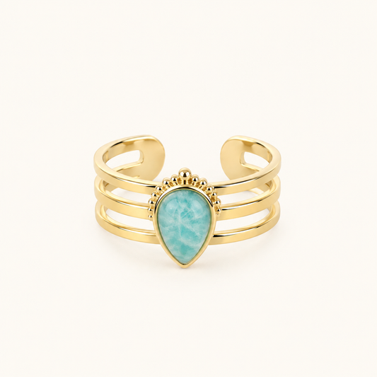 Bague Birdy - Amazonite extra