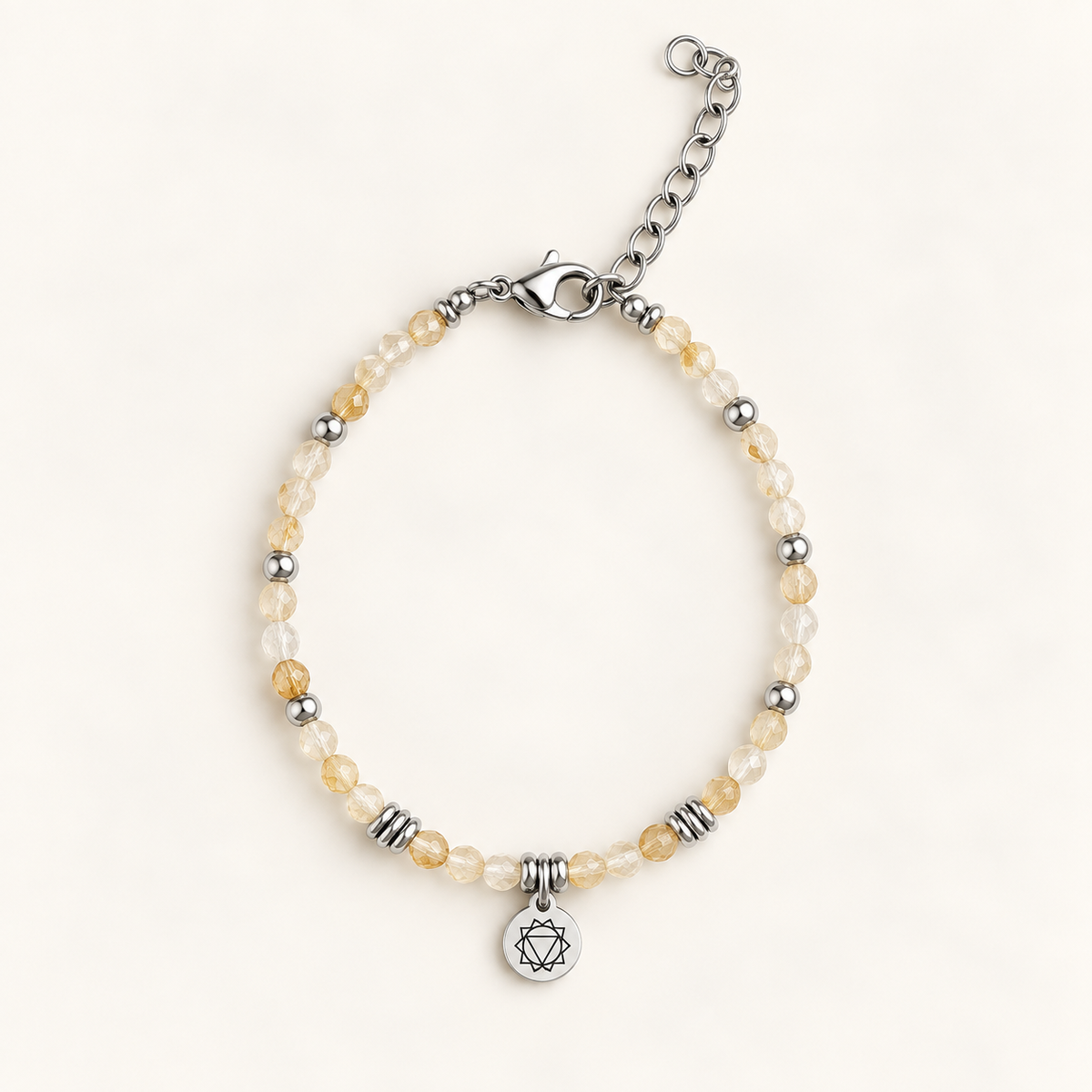 Bracelet Chakra Plexus solaire – Citrine