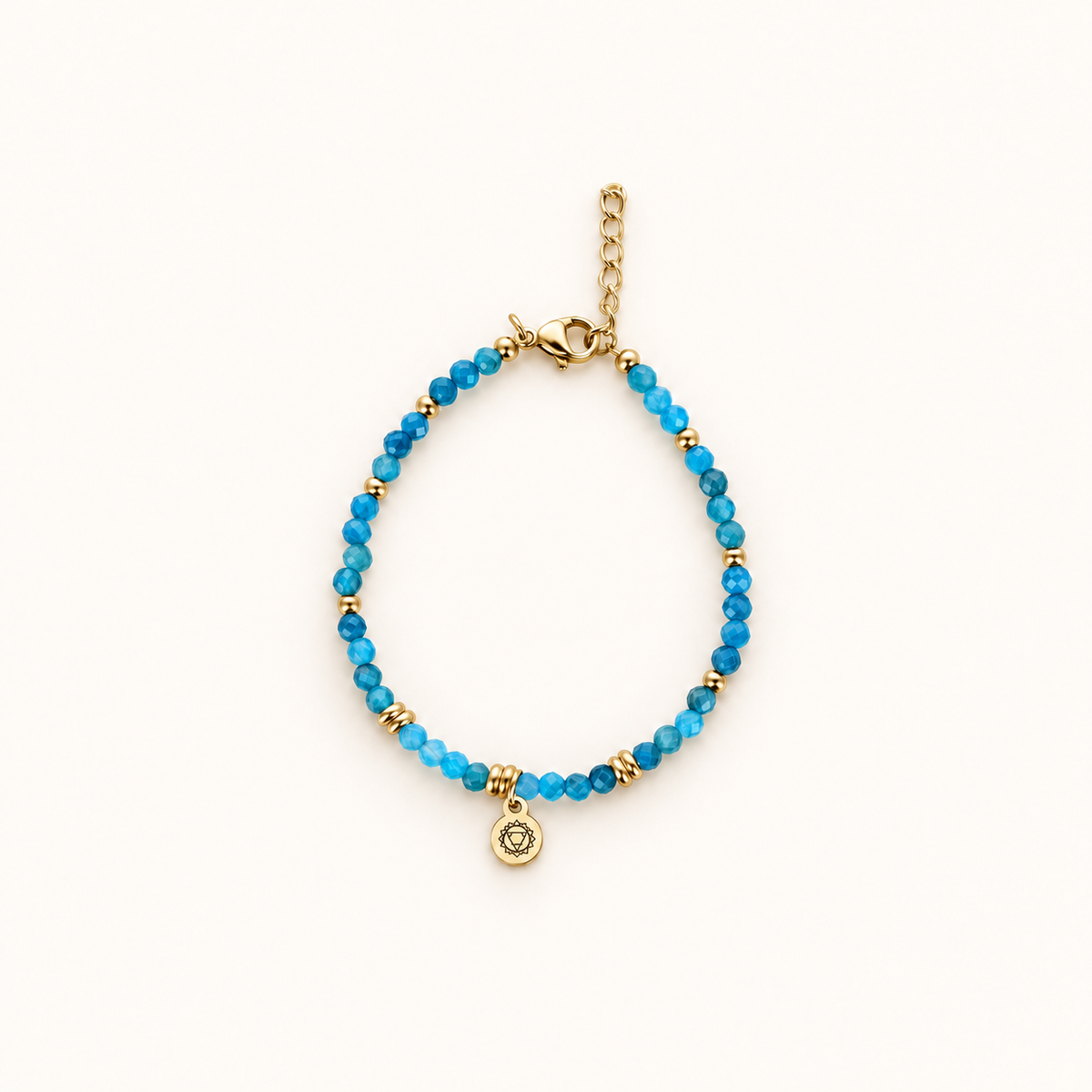 Bracelet Chakra Gorge – Apatite bleue
