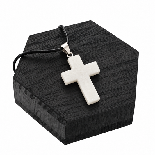 Pendentif Noa - Jade Blanc