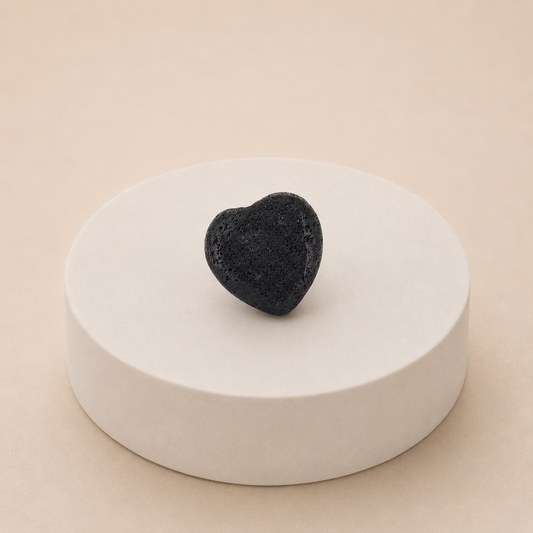 Coeur pierre de lave Isaac