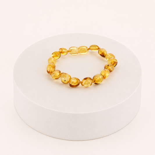Bracelet Johan - ambre jaune