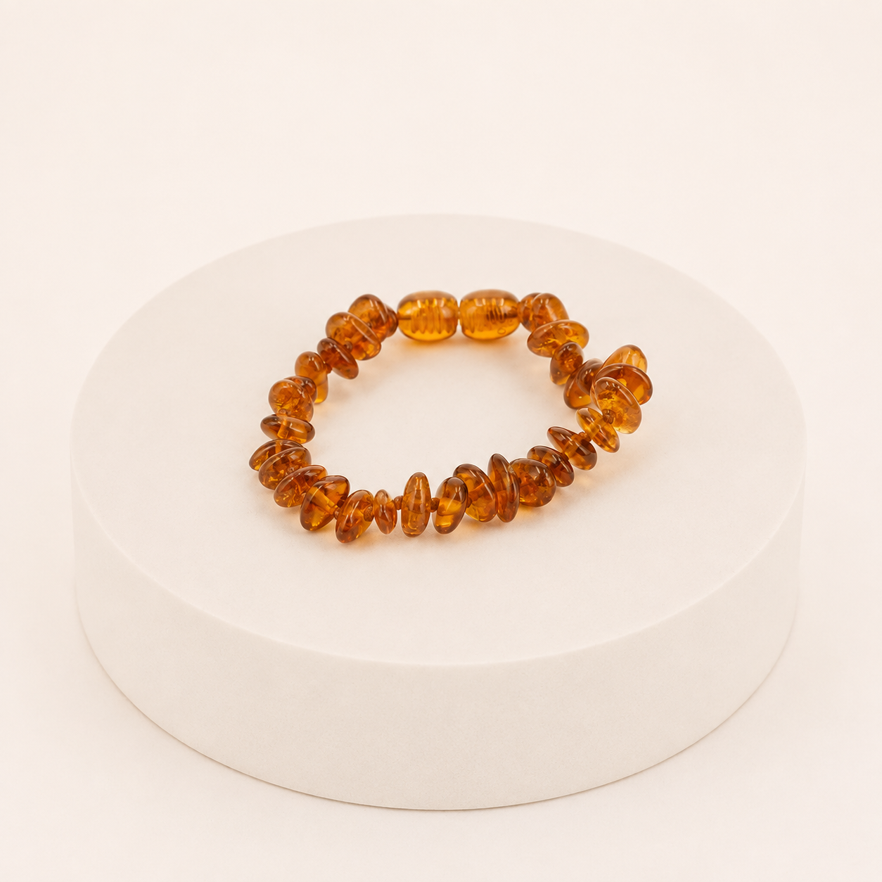 Bracelet Pablo - ambre caramel chips