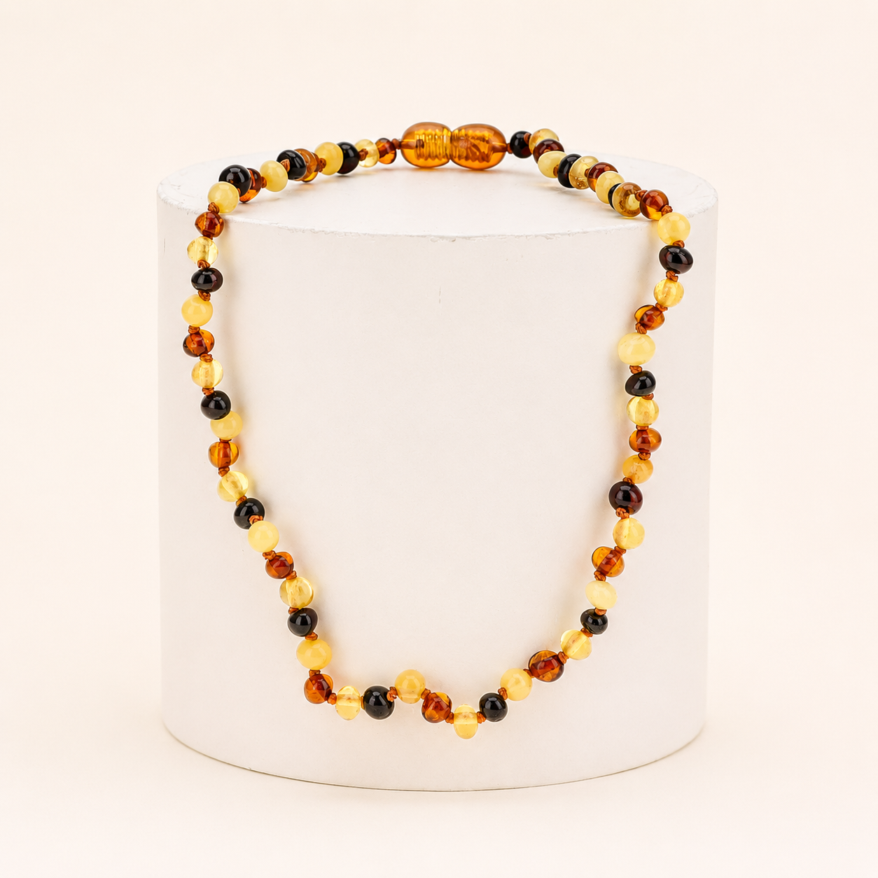 Collier Jérémy - ambre mix