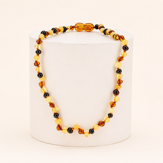 Collier Jérémy - ambre mix