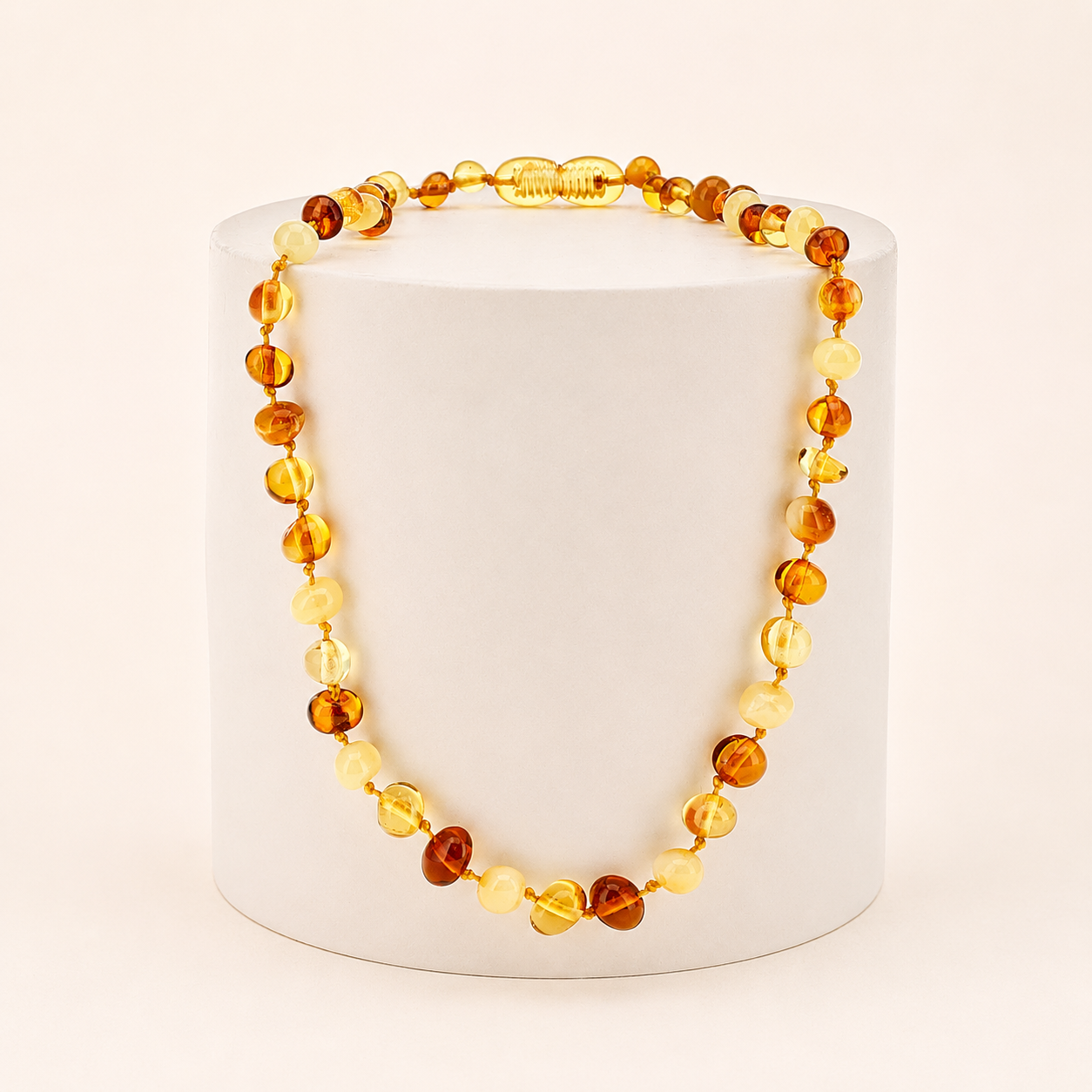 Collier Flavien - ambre mix