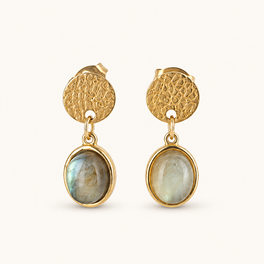 Boucles d'oreilles Dune - Labradorite