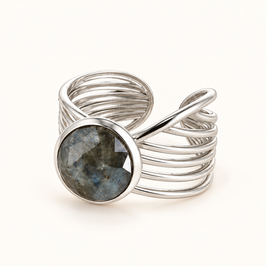 Bague Enaé - Labradorite