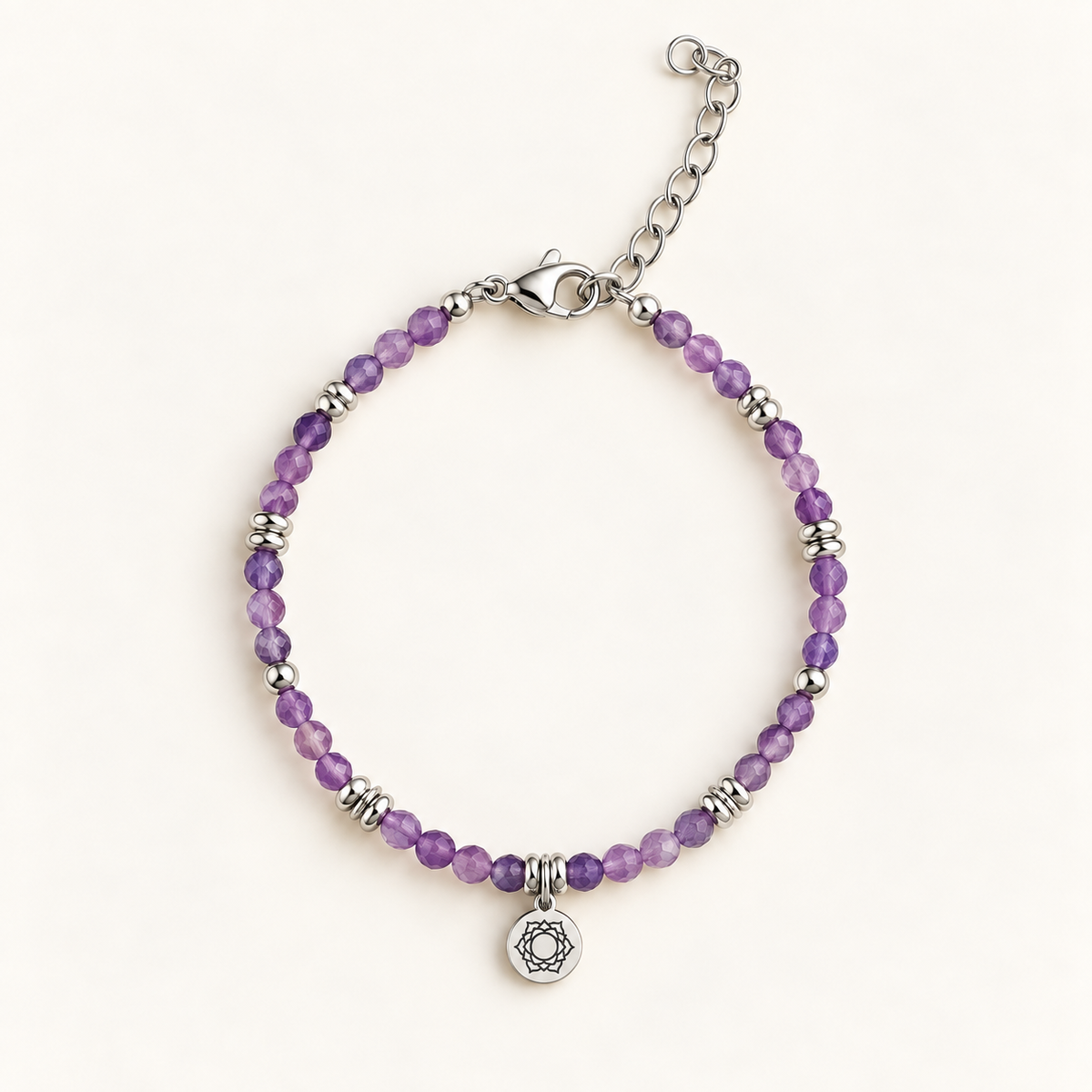 Bracelet Chakra Couronne – Améthyste