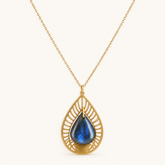 Sautoir Jasmée - Labradorite extra