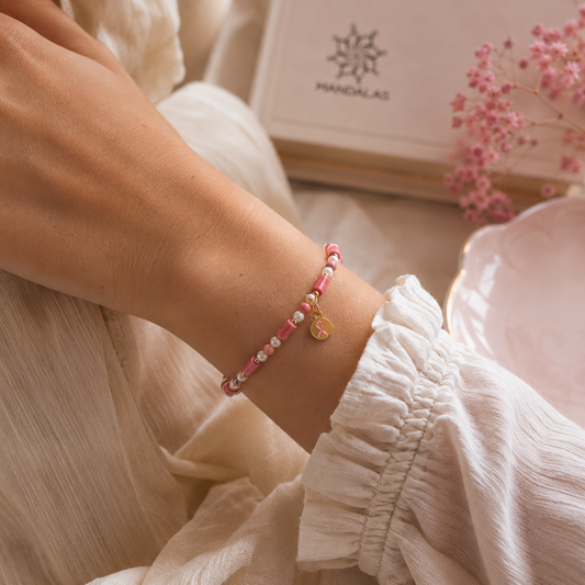 Bracelet Eclat de vie - Octobre rose 2026
