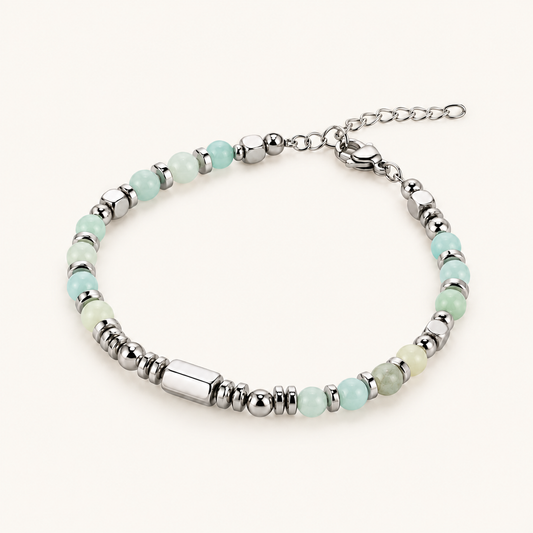 Bracelet réglable Oliviana - Amazonite