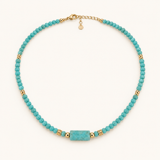 Collier Phyllisia - Amazonite extra