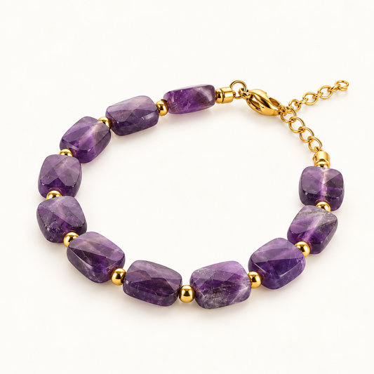 Bracelet Zoï - Améthyste